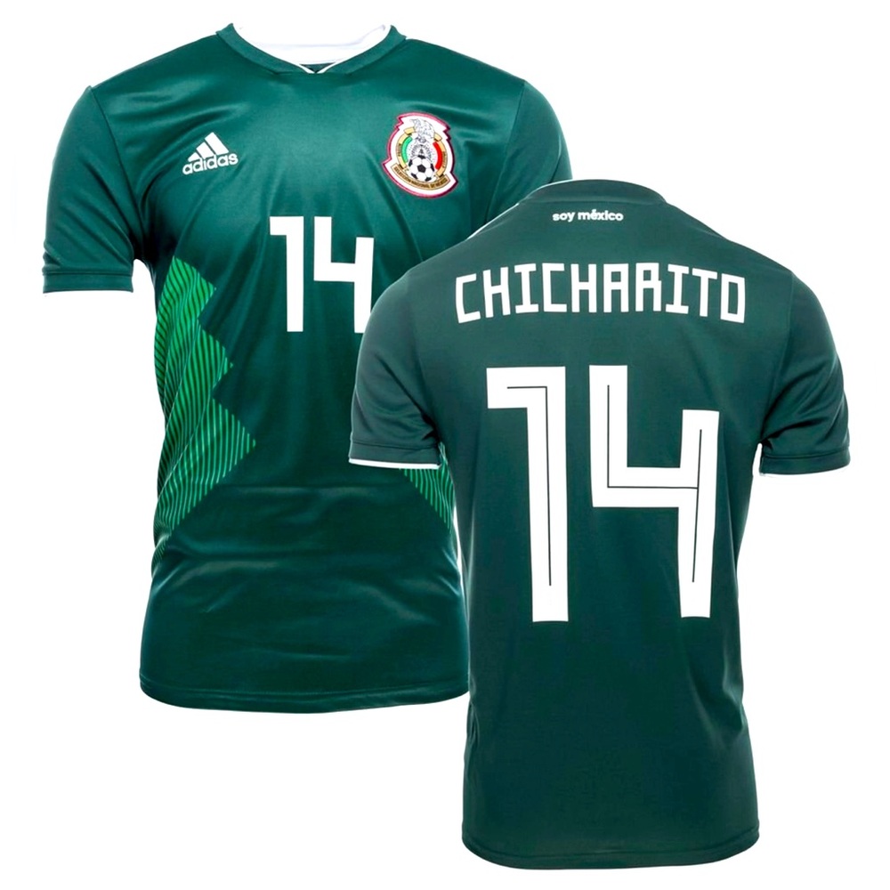 Mexico Soccer National Team 2018 World Cup Home Jersey – Chicharito #14 - YL